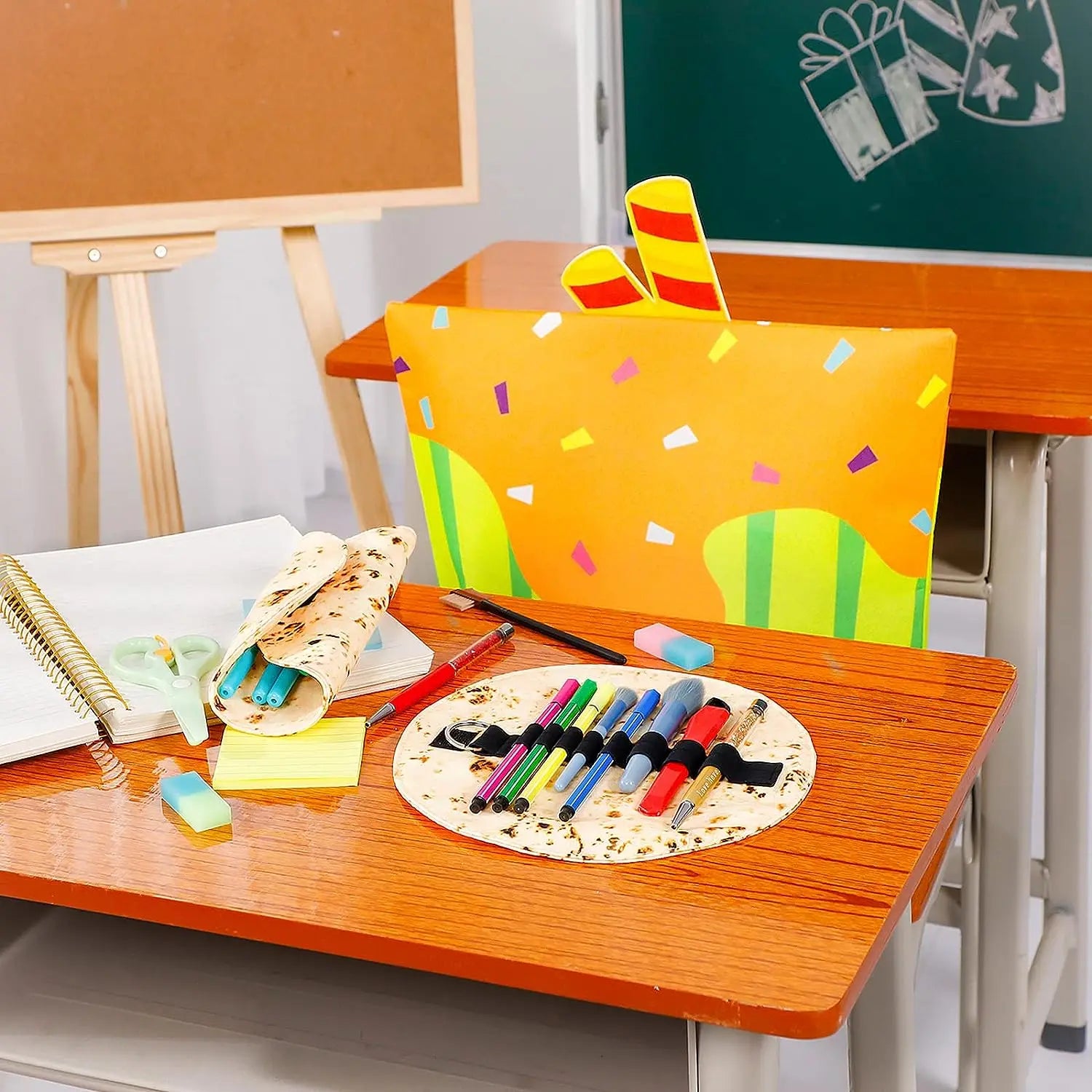 Trousse Scolaire en Forme de Tortilla - L'atelier du sac à dos